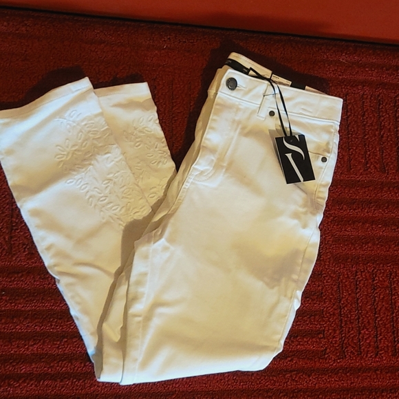 Women's Simply Vera Vera Wang High Rise Modern Capris - Picture 2 of 4